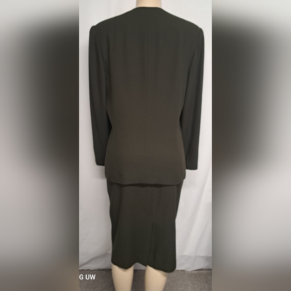 Kasper For A.S.L. 12 Three 3 Piece Suit Skirt Pants Jacket Blazer Lined Office - Picture 6 of 10